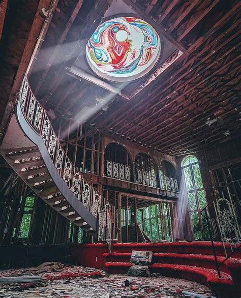 Go down. . Abandoned party mansion deep in the maryland forest